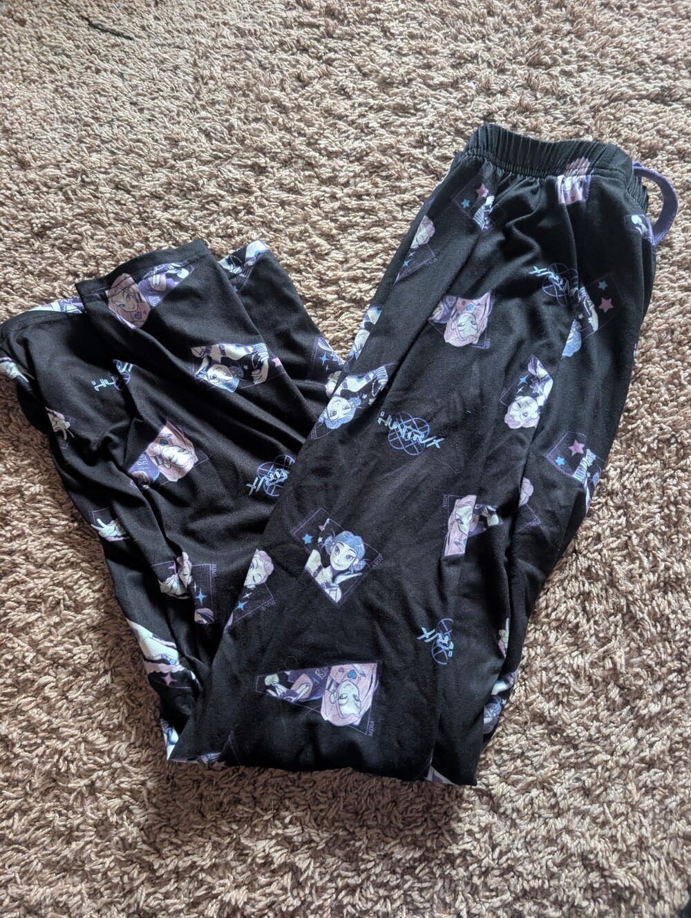Netflix KPop Demons Hunters Pajama Pants Juniors XL
